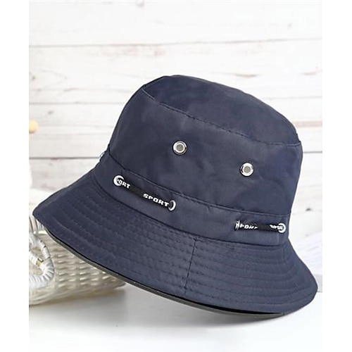 sombrero para el sol para hombres sombrero de pesca unisex boonie hat  sombrero de senderismo vino negro poliéster viajes playa vacaciones al aire  libre protección solar uv protector solar plegable 2024 - $9.49