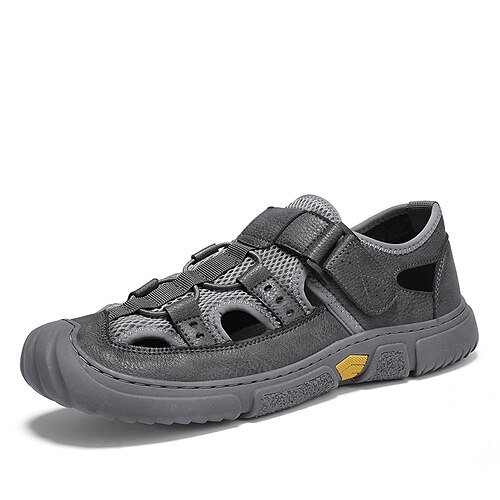 

Per uomo Scarpe Sandali Retrò Penny Loafers Informale Giornaliero Footing Tessuto elastico Traspirante Stivaletti / tronchetti Nero Cachi Grigio Estate Primavera