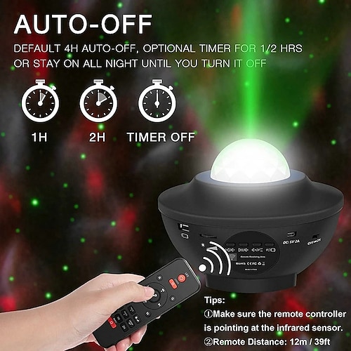 

colorido estrelado projetor luz céu galáxia bluetooth usb controle de voz music player estrela led noite romântica lâmpada de projeção, 26 cores claras 4 modos de luz