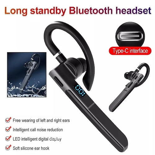 

x6 fones de ouvido bluetooth 5.3 fones de ouvido estéreo viva-voz com cancelamento de ruído sem fio fone de ouvido comercial com microfone hd para todos os smartphones