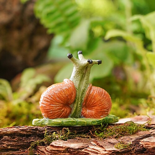 

schnecke micro landschaft dekoration hof landschaftsbau zubehör gartenbau tier dekoration handgemacht harz handwerk 1 stück