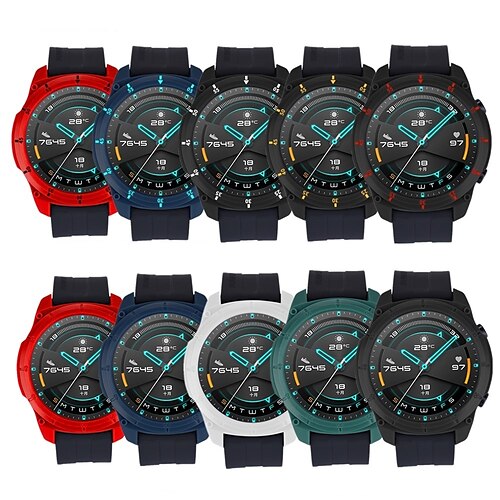 

Boîtier de montre Compatible avec Huawei Montre Huawei GT 2 46MM Antichoc TPU souple Suivre Couverture