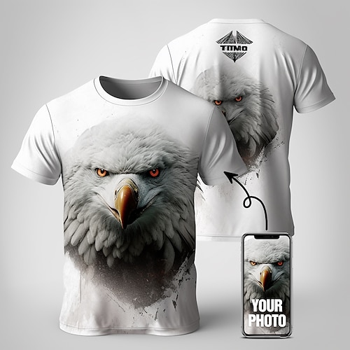 

Camiseta personalizada para hombre, diseña tus propias camisetas personalizadas, camiseta con estampado completo, regalos personalizados