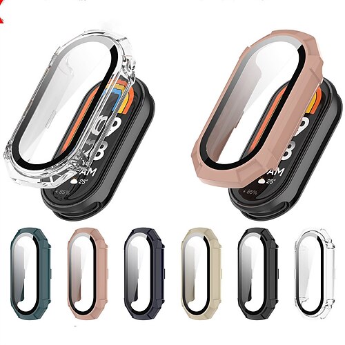 

Watch Case with Screen Protector Compatible with Xiaomi Mi Band 8 Scratch Resistant Dust Proof Shockproof Soft TPU Watch Cover