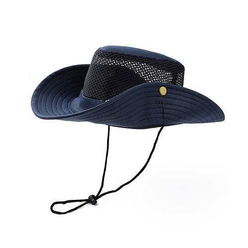 

Per uomo Cappelli da pescatore Cappello da sole Cappello da pescatore Cappello Boonie Cappello da escursione Nero Blu Poliestere Viaggi Stile da spiaggia Esterno Da mare Liscio Protezione solare UV