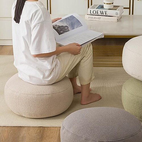 

sirkel plysj pute plysj pute moderne futon pute soverom balkong tatami pute bakken pute