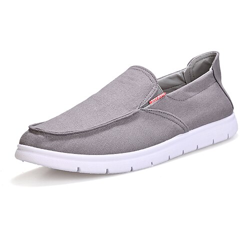 

Per uomo Mocassini e Slip-Ons Giornaliero Tessuto Traspirante Nero Grigio Estate Primavera