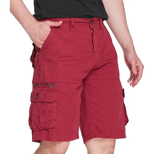 

Per uomo Pantaloncini modello cargo Maglia da escursione Esterno Ripstop Traspirante Leggero Asciugatura rapida Pantaloncini / Cosciali Pantaloni Rosso violaceo Verde militare Cotone Pesca Scalate