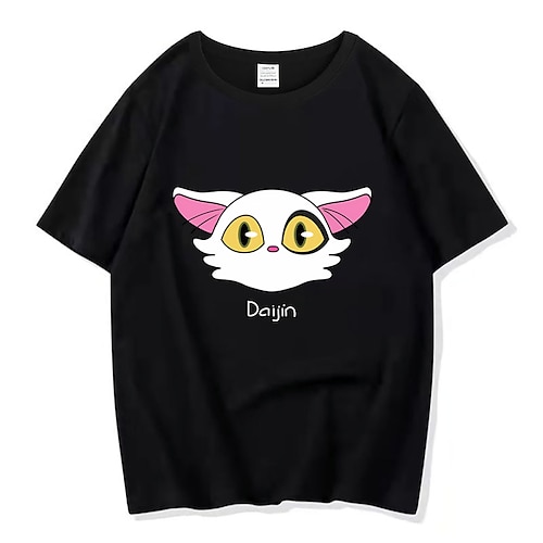 

Suzume No Tojimari Katt Daijin T-skjorte Trykt mønster Gate stil T-Trøye Til Herre Dame Unisex Voksne Varmstempling 100% bomull Fritid / hverdag