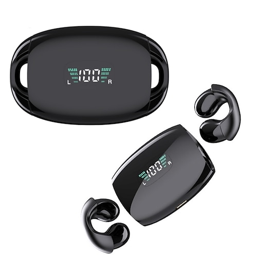 

YYK-Q96 Écouteurs sans fil TWS Casques oreillette bluetooth 耳夹 Bluetooth 5.3 Reduction de Bruit Conception Ergonomique Longue durée de vie de la batterie pour Apple Samsung Huawei Xiaomi MI Aptitude