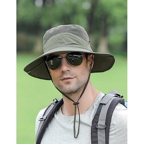 DPC Solarweave Mesh Safari Hat - Men - Camel