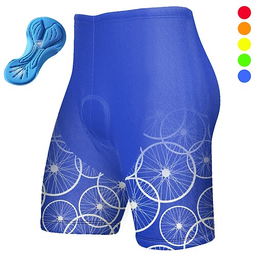 

21Grams Per uomo Pantaloncini da ciclismo Bicicletta Pantaloncini imbottiti di protezione Pantaloni Ciclismo da montagna Cicismo su strada Gli sport Pop art Pad 3D Traspirante Traspirazione umidit