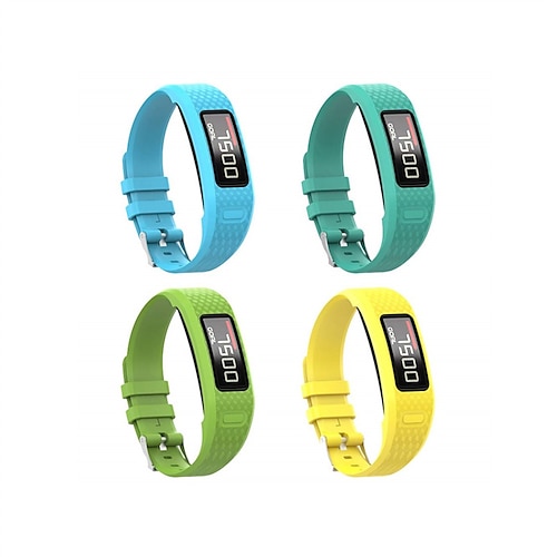 

6 Trousses Bracelet de montre connectée pour Garmin Vivofit 2 Silicone Montre intelligente Sangle Imperméable Ajustable Femme homme Bracelet Sport Remplacement Bracelet