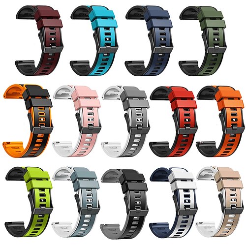 

Smart Watch Band for Samsung Galaxy Watch 5 Pro 45mm 4 Classic 42mm 46mm 3 41mm Active 2 40mm 44mm Gear Sport S3 Frontier S2 2 Neo Live Soft Silicone Smartwatch Strap Quick Fit 22mm Sport Band