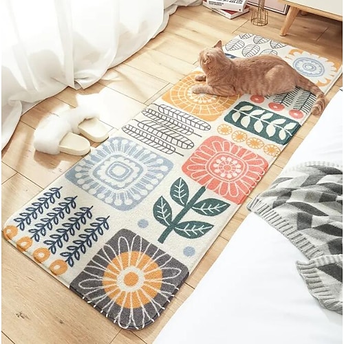 

Alfombra suave y esponjosa de felpa: perfecta para el dormitorio, la sala de estar, el baño, la guardería y la decoración del hogar (40 120 cm)