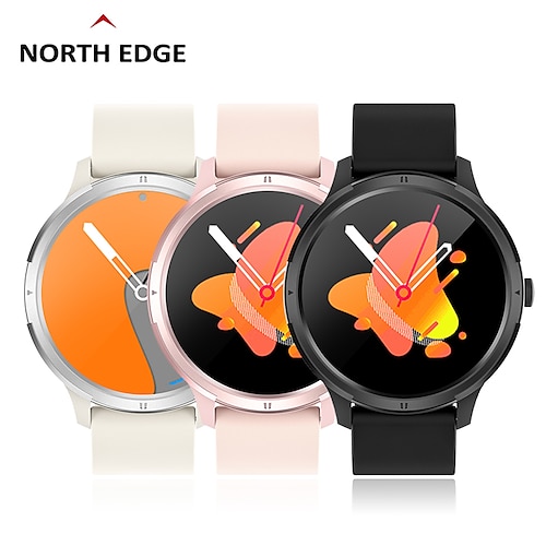 

NORTH EDGE G2 Montre intelligente 1.28 pouce Smartwatch Montre Connectée Bluetooth Rappel d'Appel Moniteur de Sommeil Moniteur de Fréquence Cardiaque Compatible avec Android iOS Femme Hommes Longue