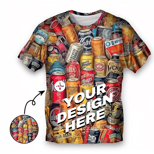 

Per uomo maglietta Magliette Pop art Alfabetico Girocollo Abbigliamento Stampa 3D Esterno Informale Manica corta Stampa Di tendenza Originale Vintage