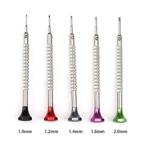 

Watch Repair Tool Stainless Steel Screwdriver Glasses Repair Screwdriver Set Watch Precision 5 In 1 Screwdriver