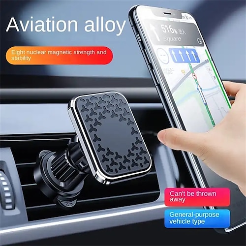 

suporte de telefone para carro saída de ar giratório magnético suporte de telefone ultra estável para caminhão de carro compatível com todos os acessórios de telefone celular