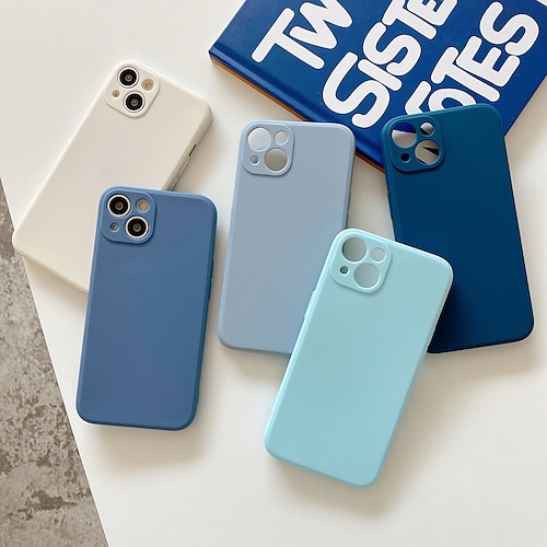 

Funda de teléfono de silicona líquida de lujo de 15 colores para iphone 14 13 pro max mini 12 pro max mini 11 pro max xs max xr xs x 7 8 plus se2020 cubierta protectora a prueba de golpes