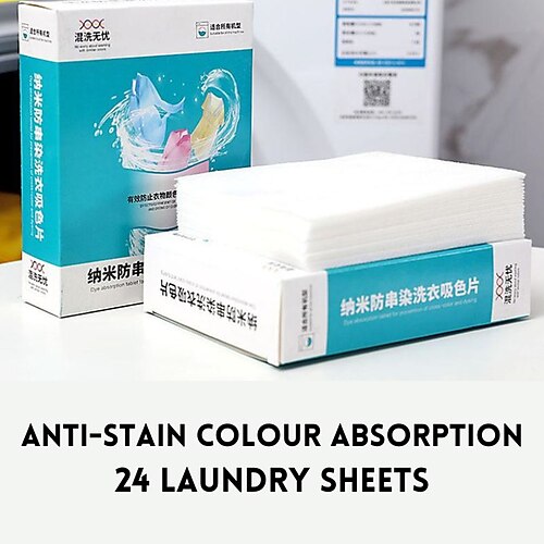 Anti-Staining Clothes Laundry Paper Sheets Anti-String Mixing