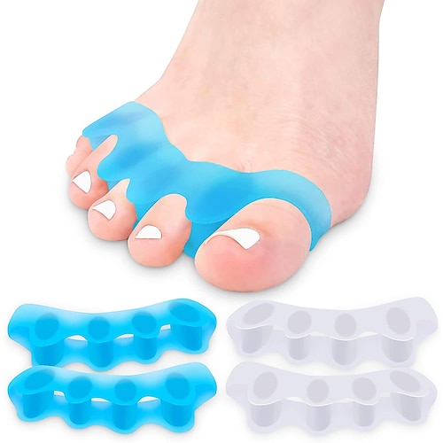 

Foot Health Care Products, 1 Pack, Toe Separators To Correct Bunions And Restore Toes To Their Original Shape Bunion Corrector For Women Men Toe Spacers Toe Straightener Toe Stretcher Big Toe Correctors Toe Separator