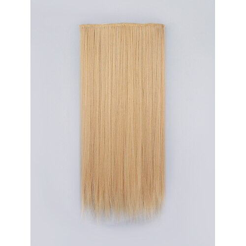 

Recto Heterosexual Pelo sintético 26 pulgadas La extensión del pelo Clip 1 PC Suave Sedoso Ajustable Mujer