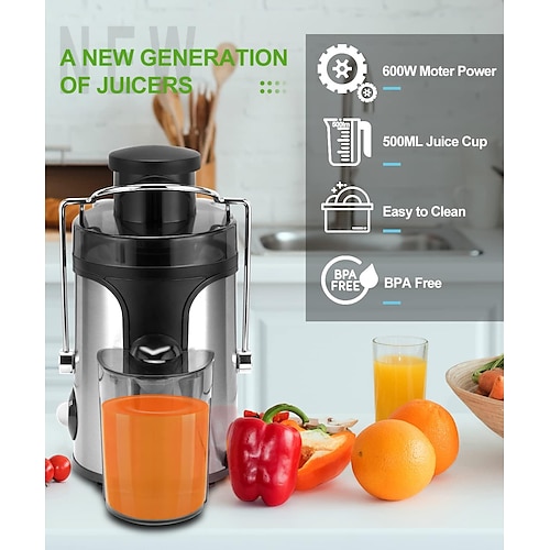 Electric Juice Maker Fruit Vegetable Blender Extractor Juicer Machine 600W  Power