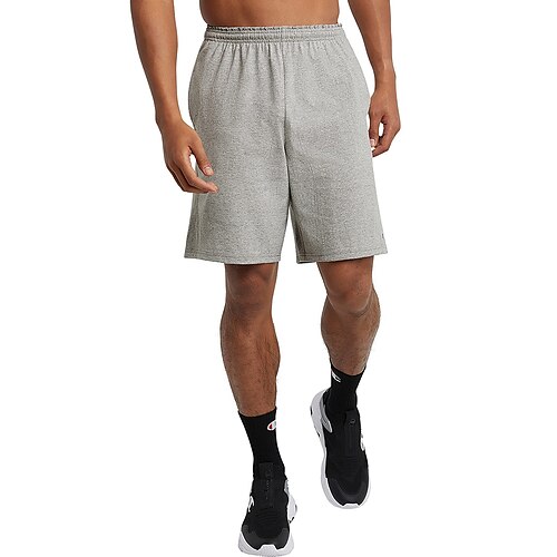 

Homens calções atléticos Shorts de moletom Calções de treino Bolsos Tecido Conforto Respirável Ao ar livre Diário Para Noite 100% Algodão Moda Casual Cinzento Claro Cinzento Escuro