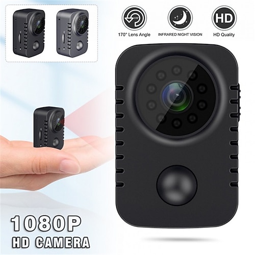 

Mini-1080p-DV-Kamera, Pir-Bewegungserkennung, Videorecorder, Nachtsicht