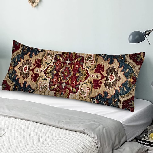 

Capa de almofada de corpo boho étnico apenas capa de almofada sem inserção para decoração de quarto sala de estar