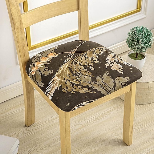 

Funda elástica para silla de comedor, funda elástica para asiento, protector de silla para comedor, fiesta, hotel, boda, suave, extraíble, lavable
