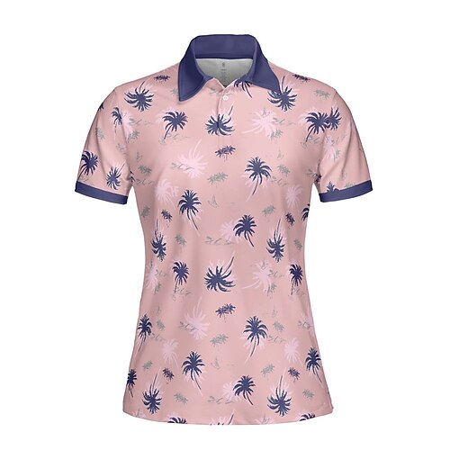 

Damen poloshirt Golfhemd Golfkleidung Atmungsaktiv Schnelltrocknend Weich Kurzarm Shirt Regular Fit Blumen Sommer Frühling Tennis Golfspiel Badminton