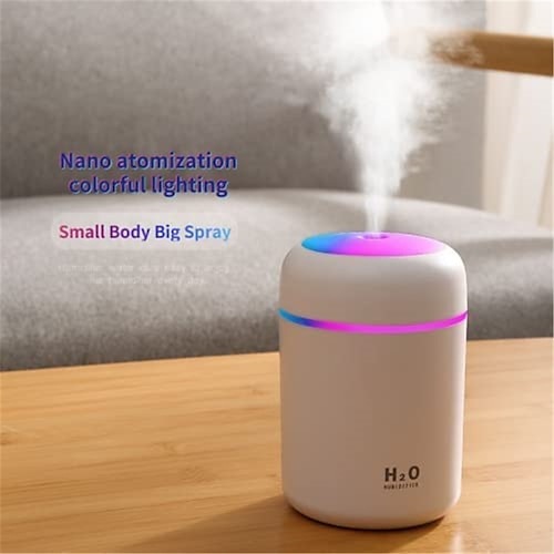 2023 Car Aroma Diffuser 300ml 7 Colorful LED Light Cool Mist Ultrasonic  Mini Humidifier H20 Essential Oil Diffuser - China Car Aroma Diffuser and  Car Diffuser price