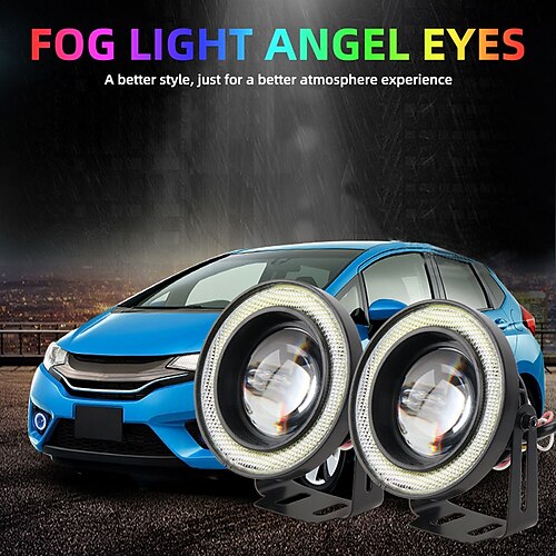 

2 piezas Coche LED Luz Antiniebla Luces de decoración Atmósfera / Luces ambientales Bombillas SMD LED Ahorro de Energía Conecte y Utilice Súper ligero Para Universal Todos los Años