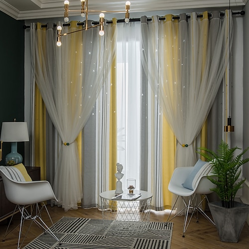 

un panneaustyle nordique haut de gamme double couche fenêtre screencurtains salon chambre salle à manger chambre d'enfants étude rideau d'isolation thermique