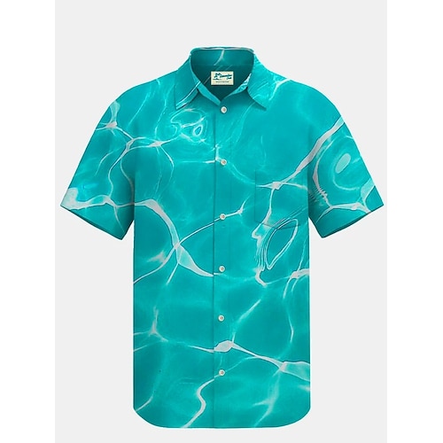 

Men's Shirt Summer Hawaiian Shirt Graphic Prints Turtles Turndown Black Blue Light Blue Outdoor Street Short Sleeves Print Clothing Apparel Fashion Streetwear Designer Casual