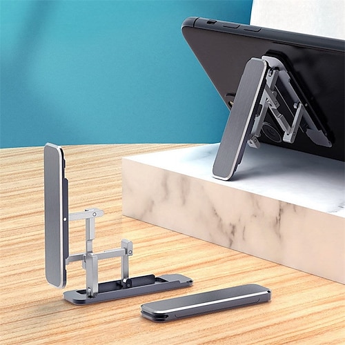 

suporte de telefone Dobrável Flexível Anti-Escorregar Suporte de telefone para Escritório De Cama De Mesa Compatível com Huawei Honor Samsung Galaxy Google Acessório para Celular