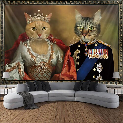 

Victorian Animals Hanging Tapestry Wall Art Large Tapestry Mural Decor Photograph Backdrop Blanket Curtain Home Bedroom Living Room Decoration