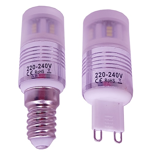 

LED Bulb G9/E14 3W 330LM 30W Halogen equivalent White 6000K 220-240V CRI 85 NON-Dimmable Energy saving 1pcs