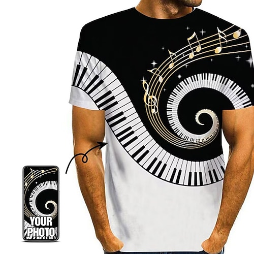 

Hombre Camiseta Tee Graphic Escote Redondo Impresión personalizada Impresión 3D Casual Diario Manga Corta Impresión 3D Ropa Moda Fresco Design Cómodo