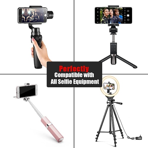 Remote Control Phone Tripod With Clicker POZUB Bluetooth Remote