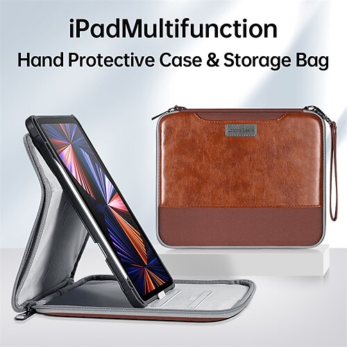

Tablet Case Cover For Apple iPad 10th 10.9'' iPad Air 5th 4th 10.9 ipad 9th 8th 7th Generation 10.2 inch iPad Air 3rd 10.5'' iPad Pro 4th 3rd 2nd 1st 11'' 2022 2021 Portable Handle with Stand Solid