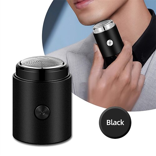 

Portable mini rasoir électrique rechargeable hommes voyage barbe rasoir machine à raser rasoirs lavables humide-sec double usage homme tondeuses