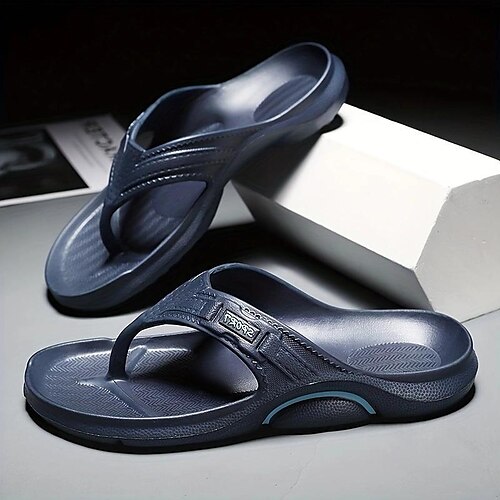 

Herren Hausschuhe Slippers Flip Flops Hausschuhe im Freien Brautkleider schlicht Outdoor Täglich EVA Atmungsaktiv Schwarz Blau Grau Sommer