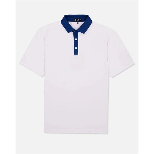 

Homens Camisa polo de caminhada Camisa de golfe roupas de golfe Respirável Secagem Rápida Macio Manga Curta Blusas Normal Côr Sólida Verão Primavera Treino de Ginástica Golfe Badminton