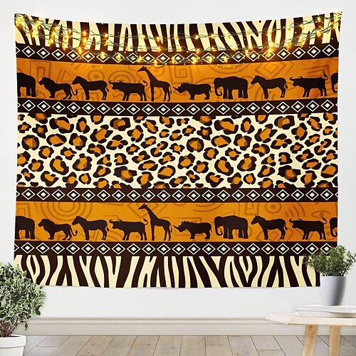 

African Hanging Tapestry Wall Art Large Tapestry Mural Decor Photograph Backdrop Blanket Curtain Home Bedroom Living Room Decoration