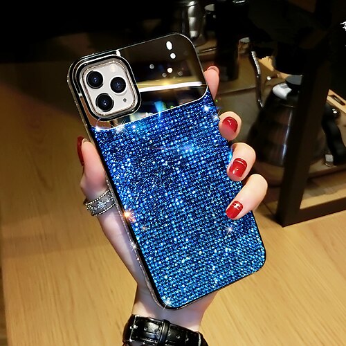 For Apple iPhone 14 Pro Max 13 12 11 Plating Diamond Case