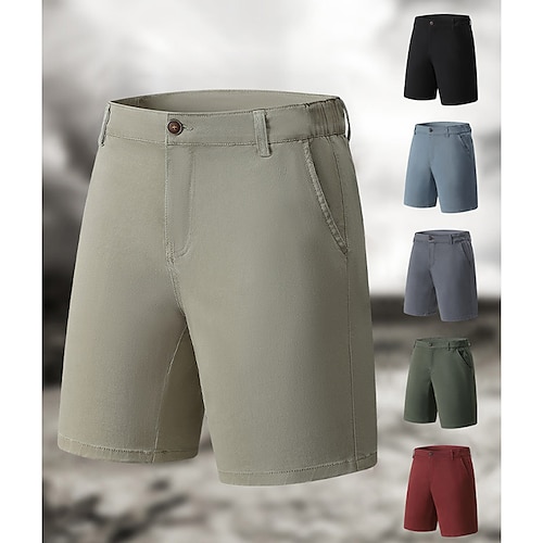 

Men's Athletic Shorts Golf Shorts Breathable With Pockets Soft Bottoms Regular Fit Solid Color Summer Golf Outdoor