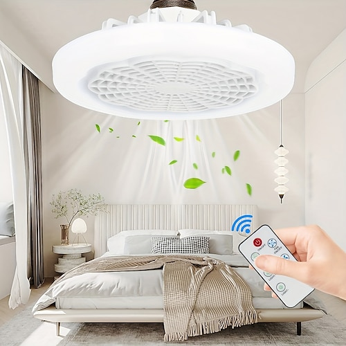 

1 шт. потолочные вентиляторы с подсветкой, безлопастный потолочный вентилятор с дистанционным управлением и лампой для дома